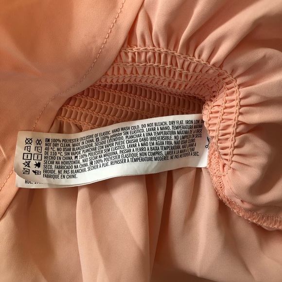 Forever 21 | Tie-Strap Ruffle Top in Peach - Picture 4 of 5